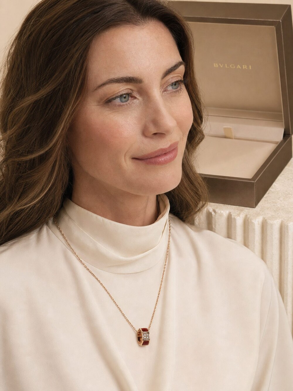 Bulgari Refined Statement Necklace Style 1 | New with Box - Picture 9 of 9